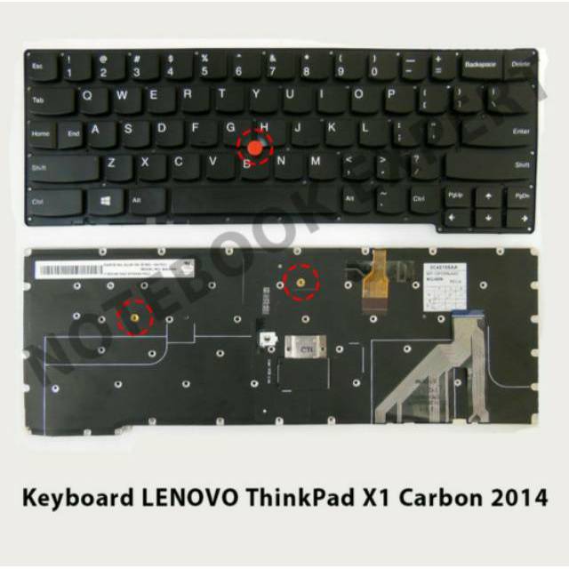 Jual Keyboard Laptop Lenovo Thinkpad X Carbon Shopee Indonesia