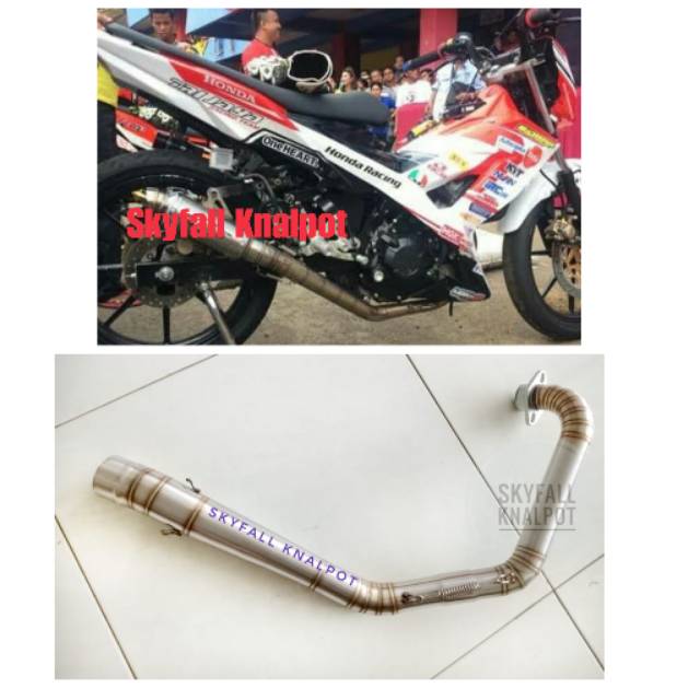 Jual Pipa Leher Knalpot Racing Honda Sonic R Supra Gtr Honda Rs