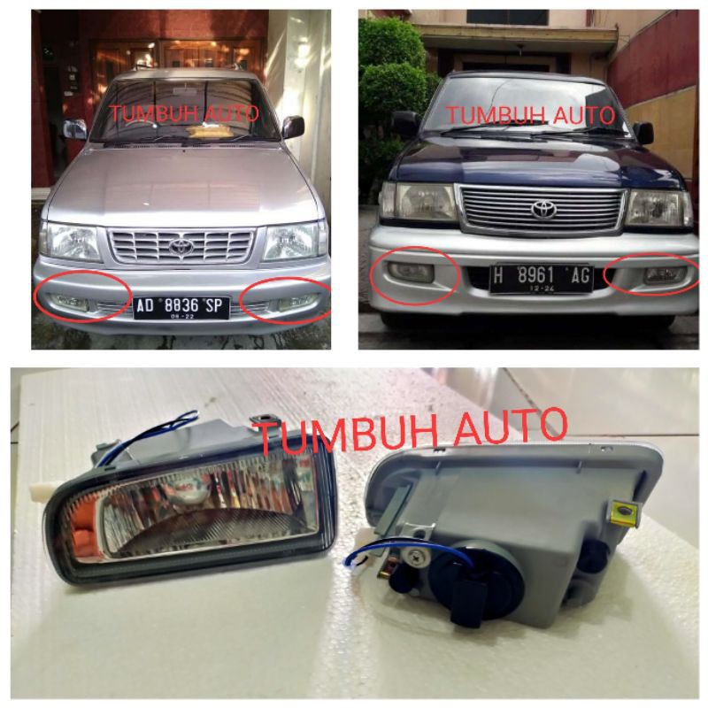 Jual Fog Lamp Foglamp Lampu Kabut Bemper 1 Pcs Toyota Kijang Kapsul 00