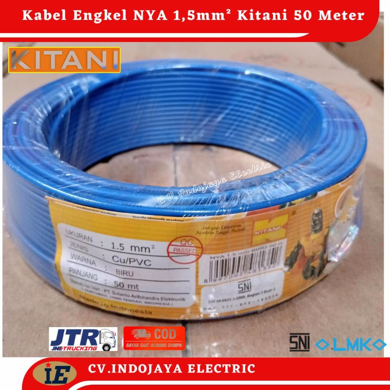 Jual Kabel Nya Mm Merk Kitani Meter Sni Lmk Kawat Shopee Indonesia