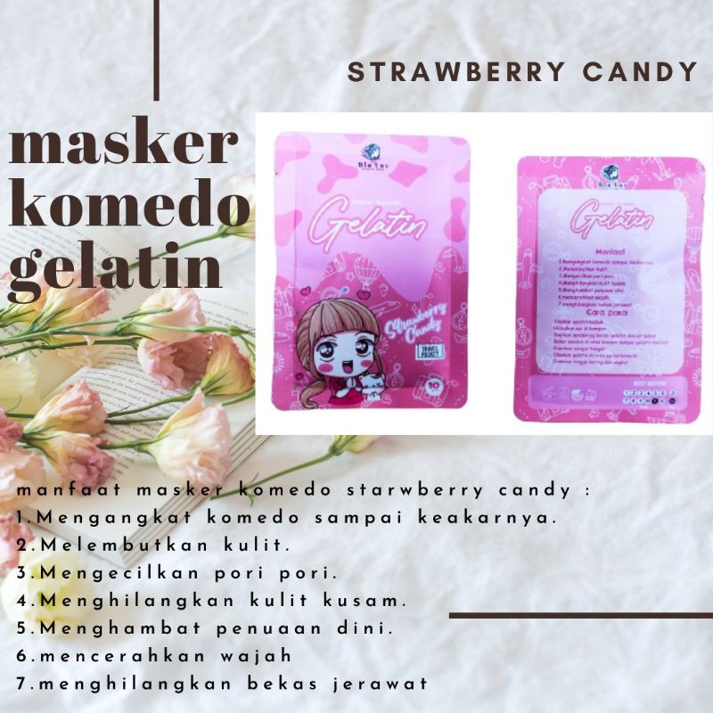 Jual Masker Gelatin Gram By Biu Luv Kemasan Printing Travel Size