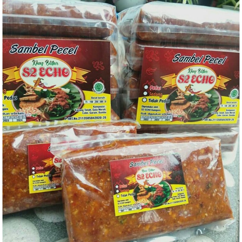 Jual Sambel Pecel Blitar Bumbu Pecel Asli Estu Eco 150 Gram Shopee