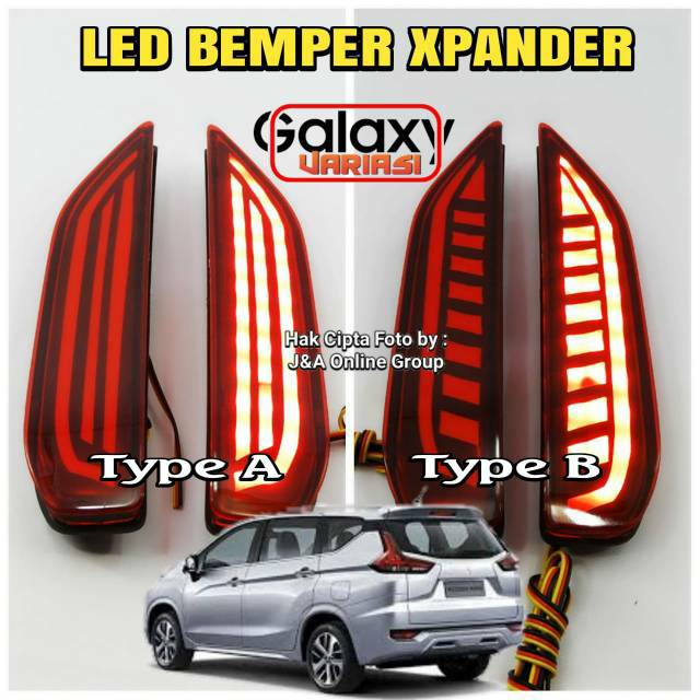 Jual LED Bemper Bumper Lamp XPANDER Plasma Cob LED Harga Set