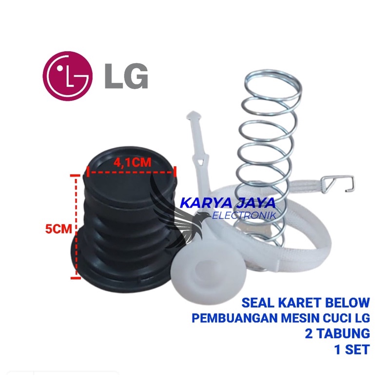 Jual Set Seal Karet Pembuangan Mesin Cuci Lg Tabung Shopee Indonesia