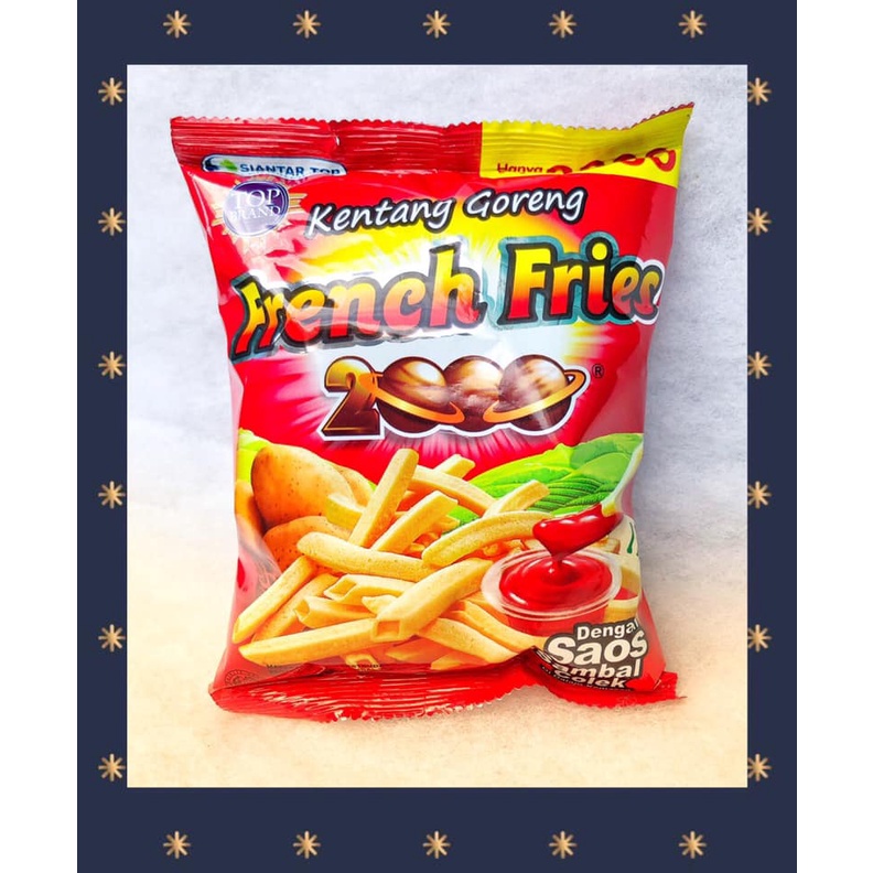 Jual French Fries Kentang Goreng Dengan Saos Sambal Colek Shopee