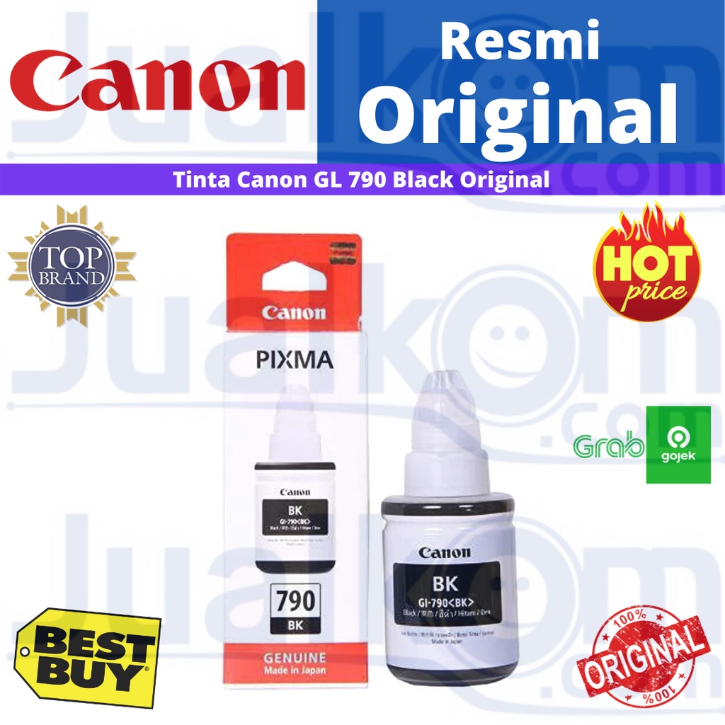 Jual Tinta Canon GL 790 Black Original Shopee Indonesia