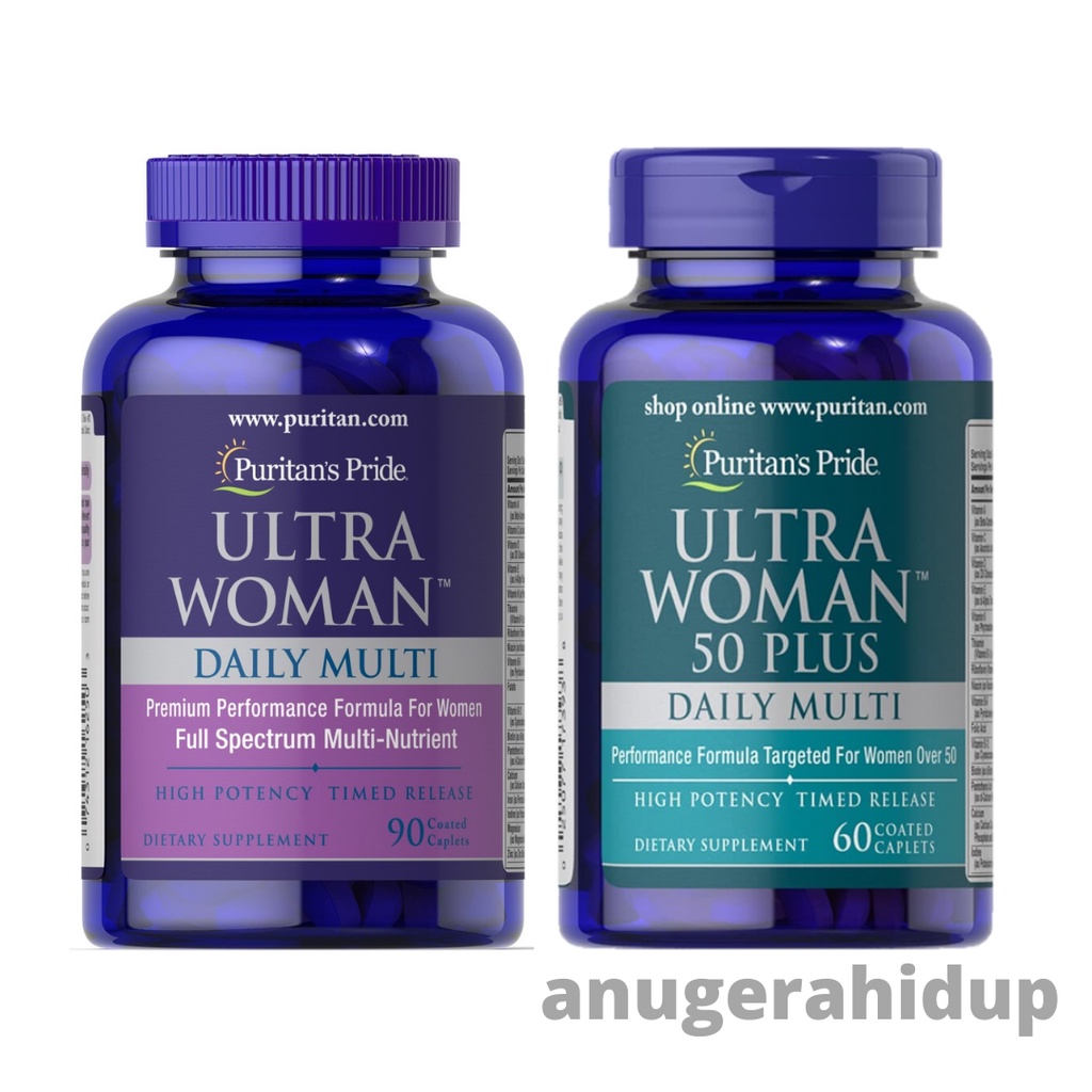 Jual Puritan Pride Vitamin Suplemen Ultra Woman Plus Dan Daily Multi