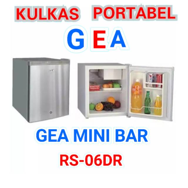 Jual Kulkas Portable Gea Rs Dr Liter Mini Bar Kulkas Meja Pintu