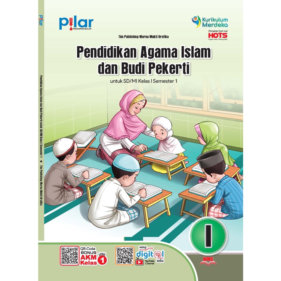 Jual BUKU PENDIDIKAN AGAMA ISLAM SD KELAS 1 SMT 1 KURIKULUM MERDEKA