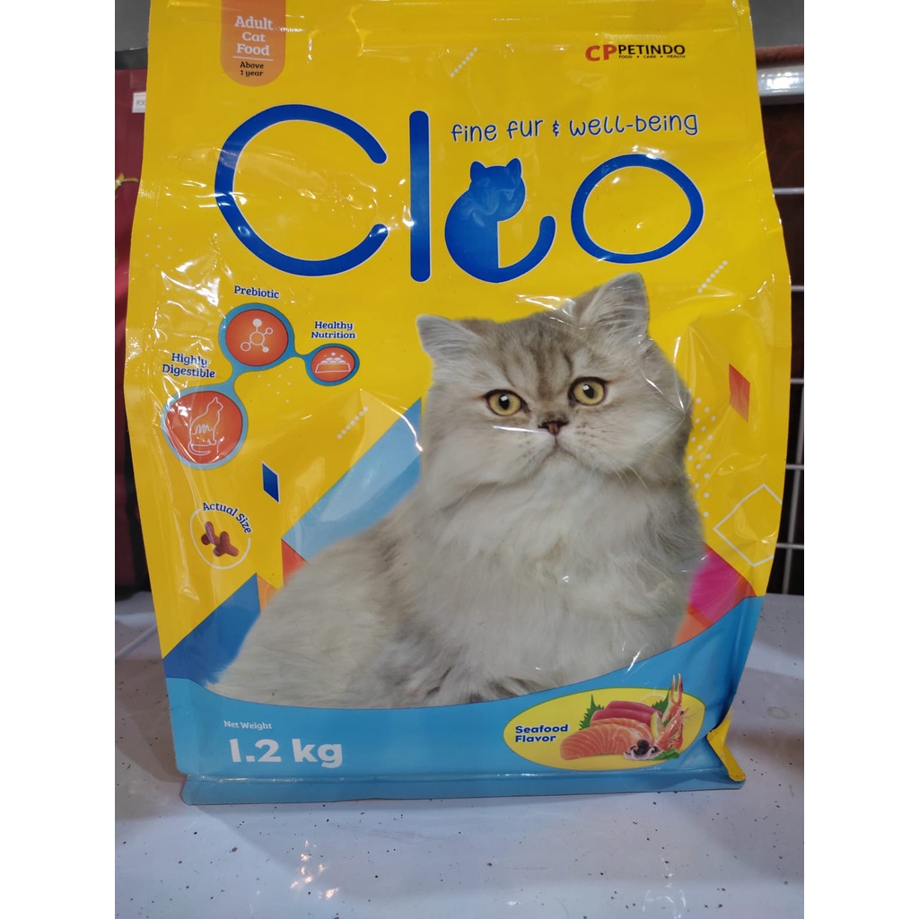 Jual Cleo Seafood Freshpack 1 2kg Makanan Kucing Cat Food Shopee