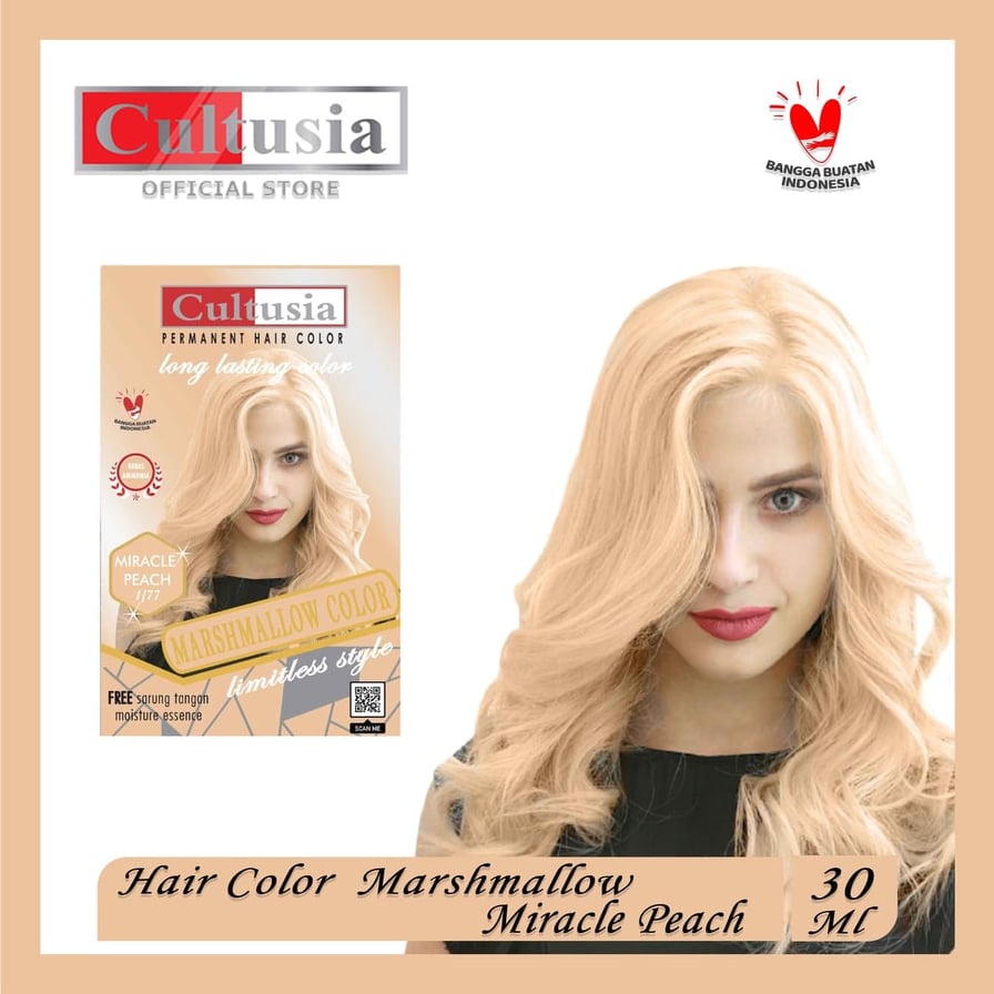 Jual Cultusia Hair Marshmallow Color Ml Original Bpom Pewarna Cat