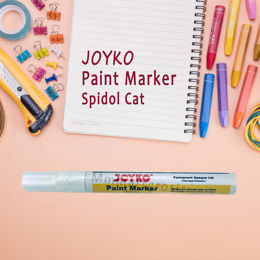 Jual Joyko Paint Marker Spidol Cat Permanen Ptm White