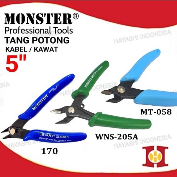 Jual Tang Potong Kawat Coil Wire Cutter Nipper Mini Plier Tni U Inch