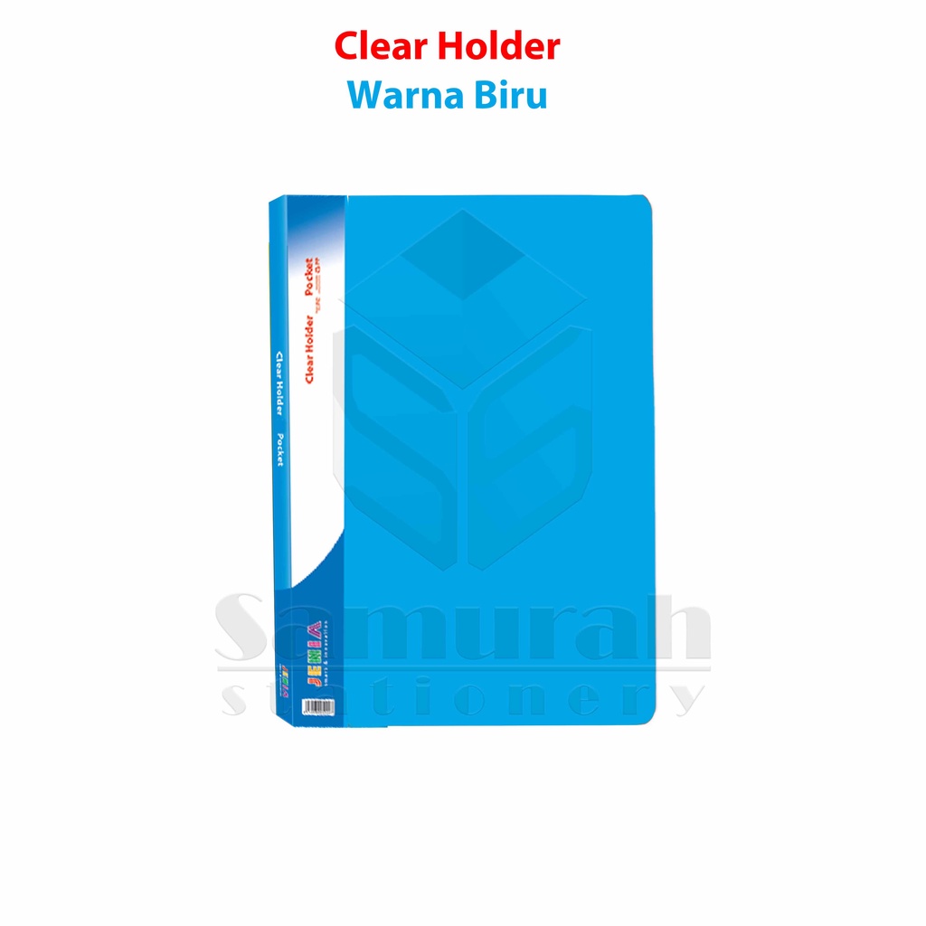 Jual Map Clear Holder 40 Pocket Polos Folio Jenia Album Plastik Isi