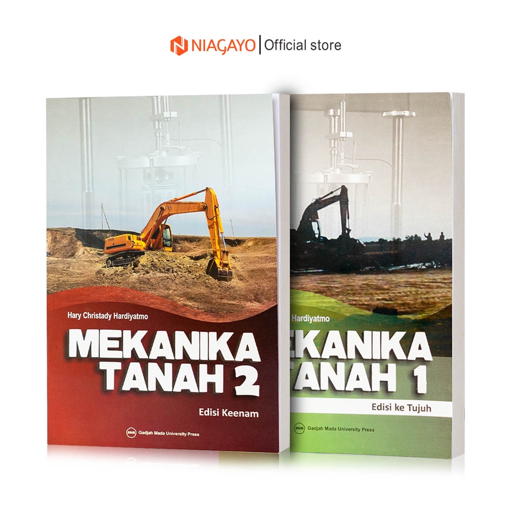 Jual Buku Teknik Mekanika Tanah 1 Dan 2 Hary Christady Hardiyatmo Edisi