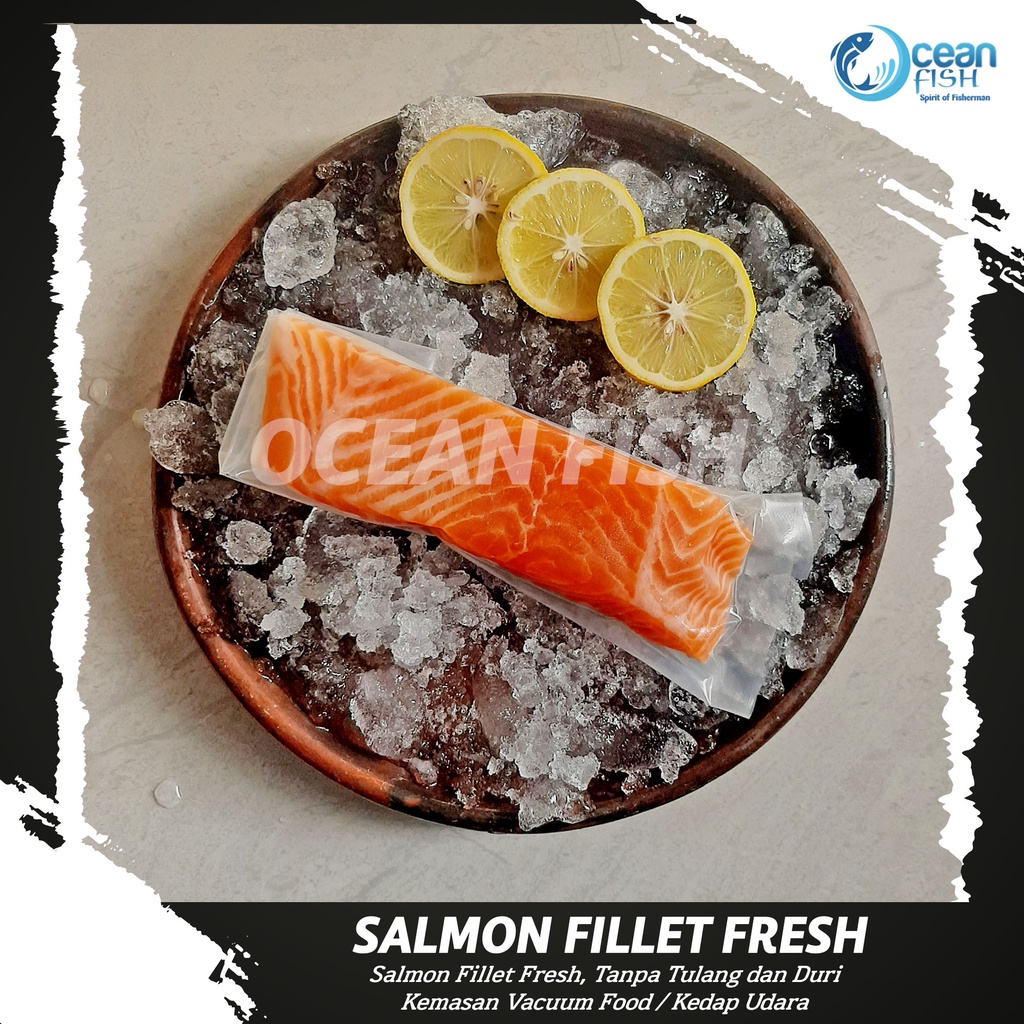 Jual Fillet Salmon G Fresh Salmon Fillet Fresh Grade Boneless