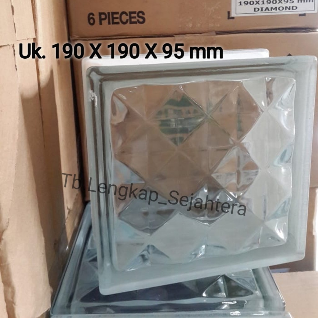 Jual Glass Block Kaca Mulia X Cm Diamond Shopee Indonesia