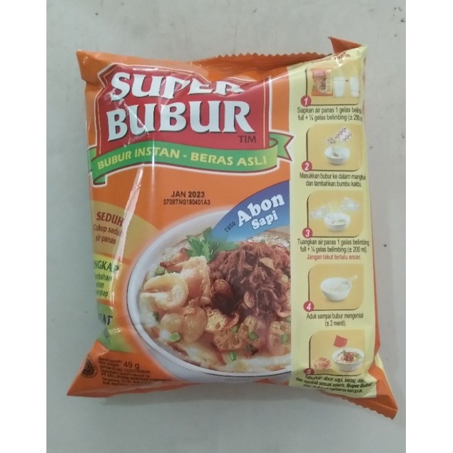 Jual Super Bubur Rasa Abon Sapi Shopee Indonesia