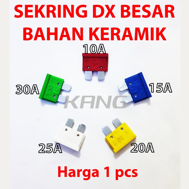 Jual Sekring Fuse DX Besar Keramik Harga Pcs Shopee Indonesia