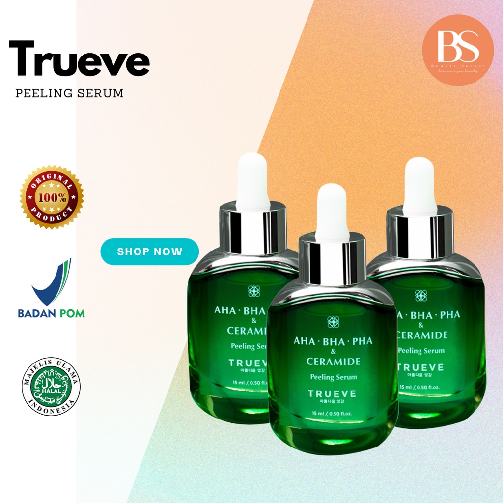 Jual Trueve Aha Bha Pha Ceramide Peeling Serum Ml