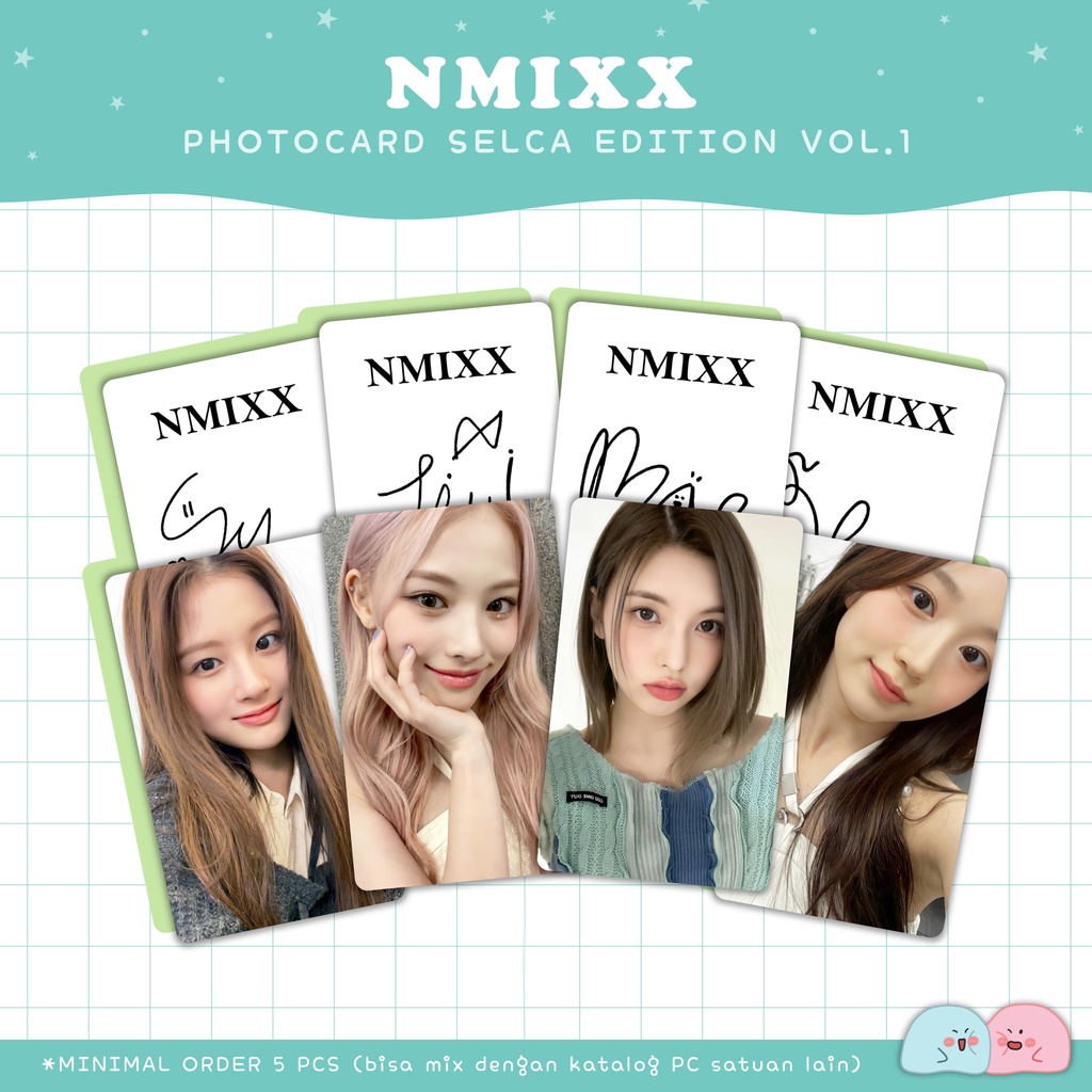 Jual Minimal Beli Photocard Nmixx Selca Edition Vol Unoff