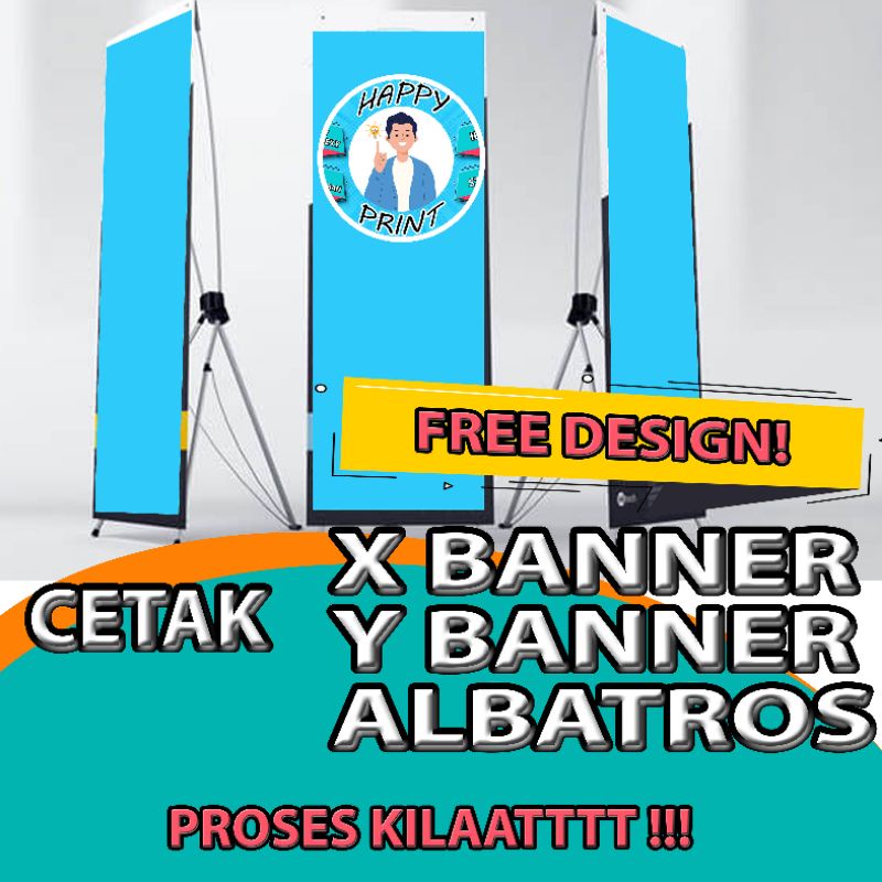 Jual Cetak Xbanner Ybanner Dan Roll Up Banner Proses Kilatttt