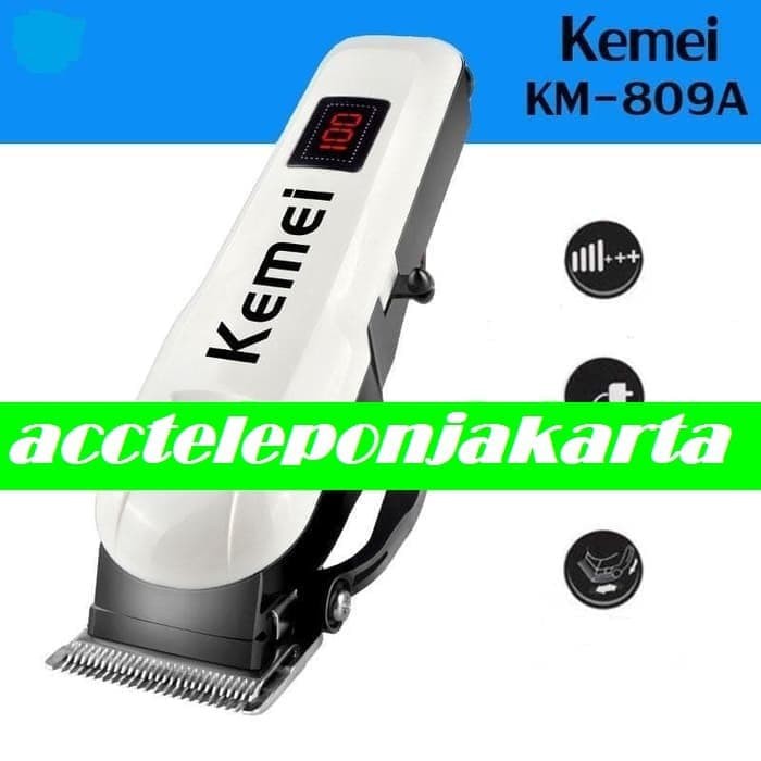 Jual Hair Clipper Kemei KM 809A Alat Mesin Cukur Rambut Shopee Indonesia