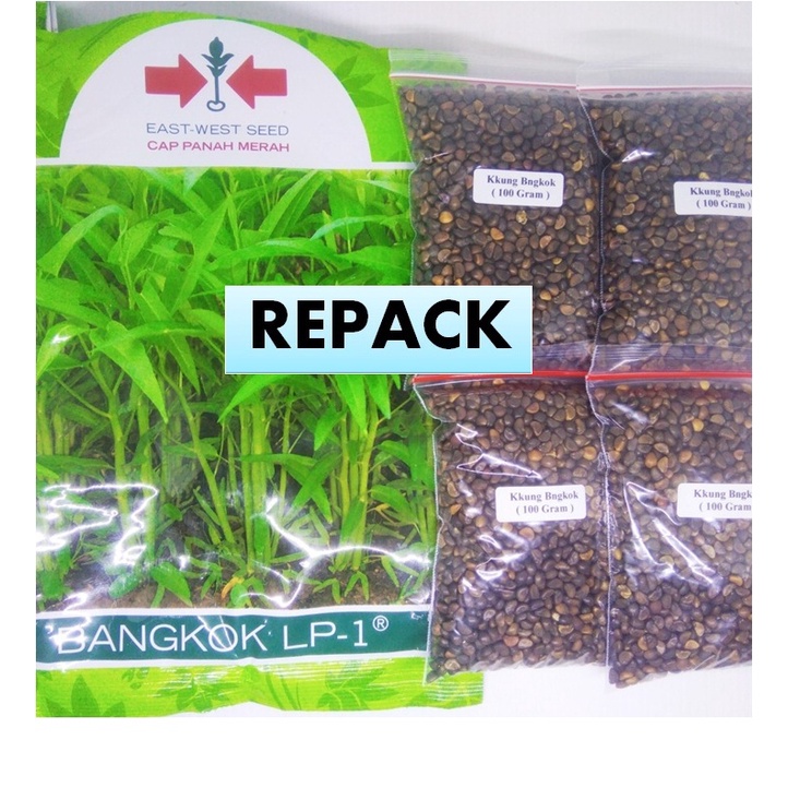 Jual Benih Kangkung Bangkok Lp Repack Gram Shopee Indonesia