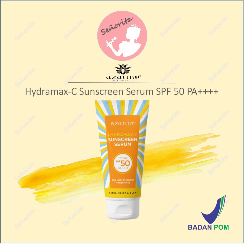 Jual AZARINE Hydramax C Sunscreen Serum SPF 50 PA Shopee Indonesia