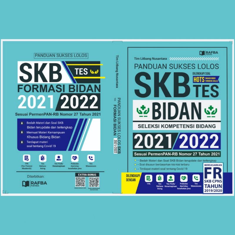 Jual BUKU CPNS SKB BIDAN 2021 2022 Sesuai Kisi Kisi PermenpanRB