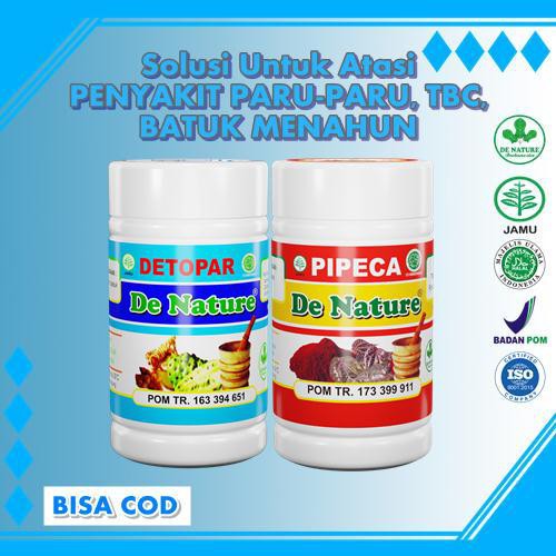 Jual Obat Paru Paru Ampuh Detopar Pipeca De Nature Asli Herbal De