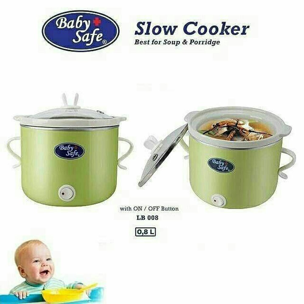 Jual Slow Cooker Babysafe Lb Alat Masak Mpasi Steamer Mpasi Bayi