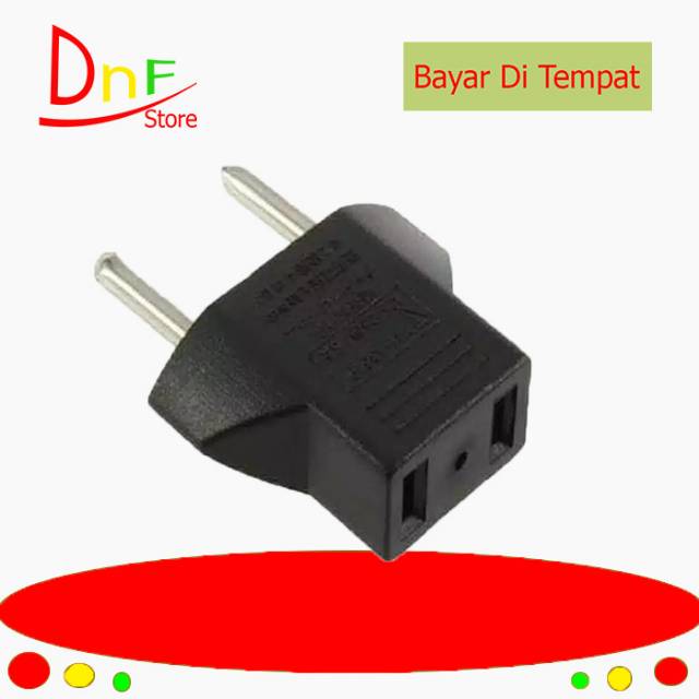 Jual SAMBUNGAN ADAPTOR COLOKAN CHARGER OVER STECKER KAKI 2 GEPENG