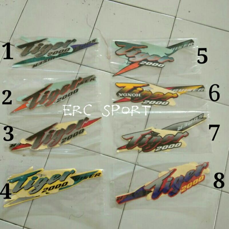 Jual Sticker Striping Lis Bodi Motor Honda Tiger Lawas Termurah