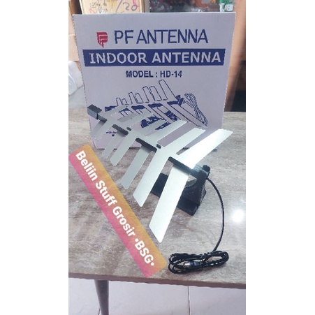 Jual Antena Digital Indoor PF HD 14 Antena TV Dalam Rumah Antena TV