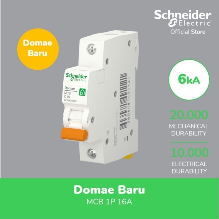 Jual Mcb Domae Schneider Phase A A A A Sni Type Baru Shopee