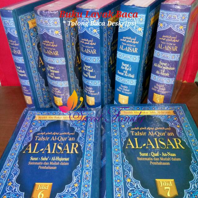 Jual Buku Tafsir Al Quran Al Aisar 1 Set Buku Layak Baca Shopee