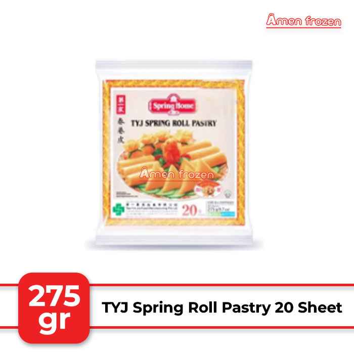 Jual TYJ SPRING ROLL PASTRY 20 SHEET 275GR Shopee Indonesia