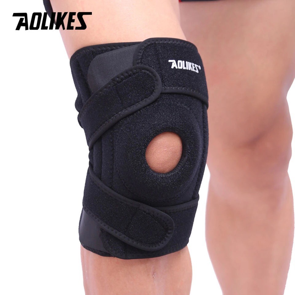 Jual Aolikes Knee Support Wrap Sleeve Pad Patella Pelindung Lutut