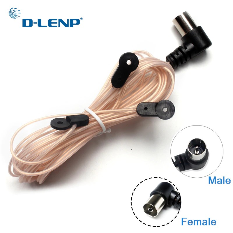 Jual Konektor Dlenp Dipole Antenna Indoor Copper Aerial HD Radio T