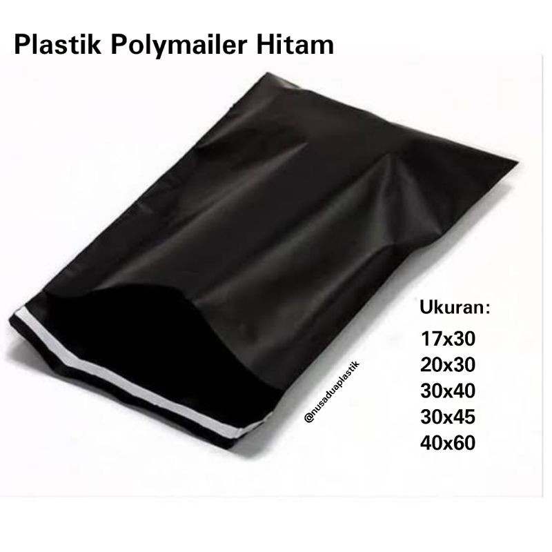 Jual Plastik Polymailer Hitam X Cm Amplop Packing Plastik Kantong