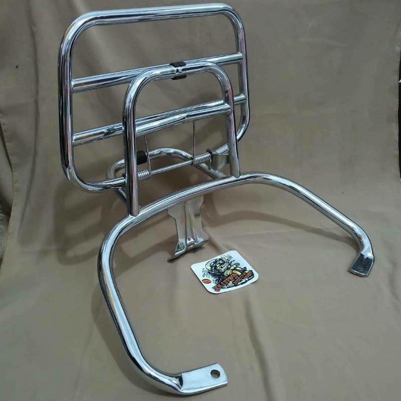 Jual Back Rack Universal Vespa Metik Vespa Primavera New Sprint Iget