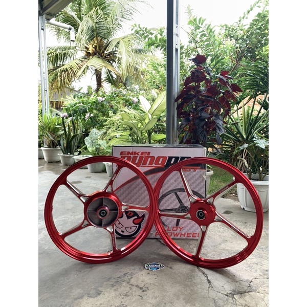 Jual VELG ENKEI 511 MERAH ANODIZE TROMOL ENKEI 511 DYNOPRO PNP FIZR