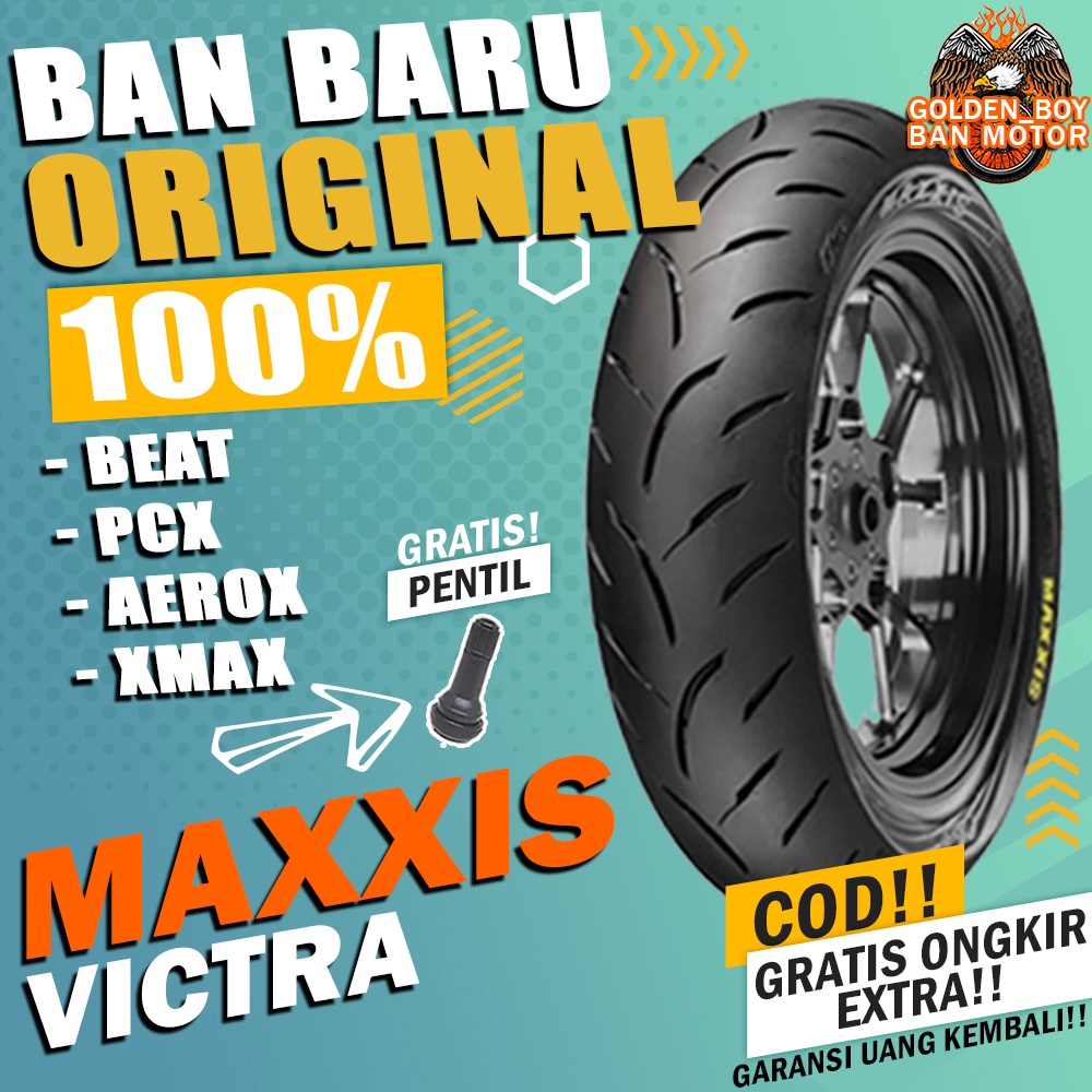 Jual Ban Motor Matic Tubles Beat Maxxis Victra Ring 14 Tubles Sepasang