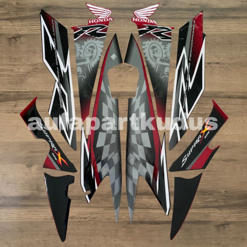 Jual Stripping Strip Stiker Sticker Lis Honda Supra X 125 R Cw 2008