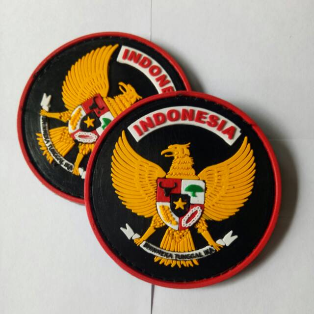 Jual Patch Rubber Logo Garuda Indonesia Pemilu Pemilihan Umum Tempelan