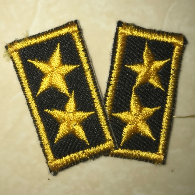 Jual Patch Badge Emblem Bordiran Logo Bintang Pangkat Shopee Indonesia