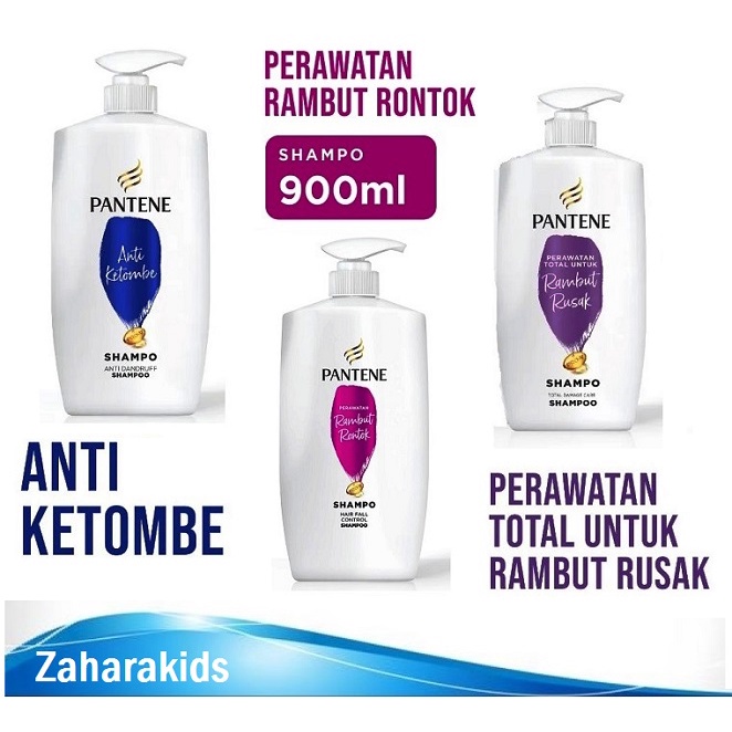 Jual Shampoo Pantene 900 ML Anti Ketombe Hairfall Lepek Sampo