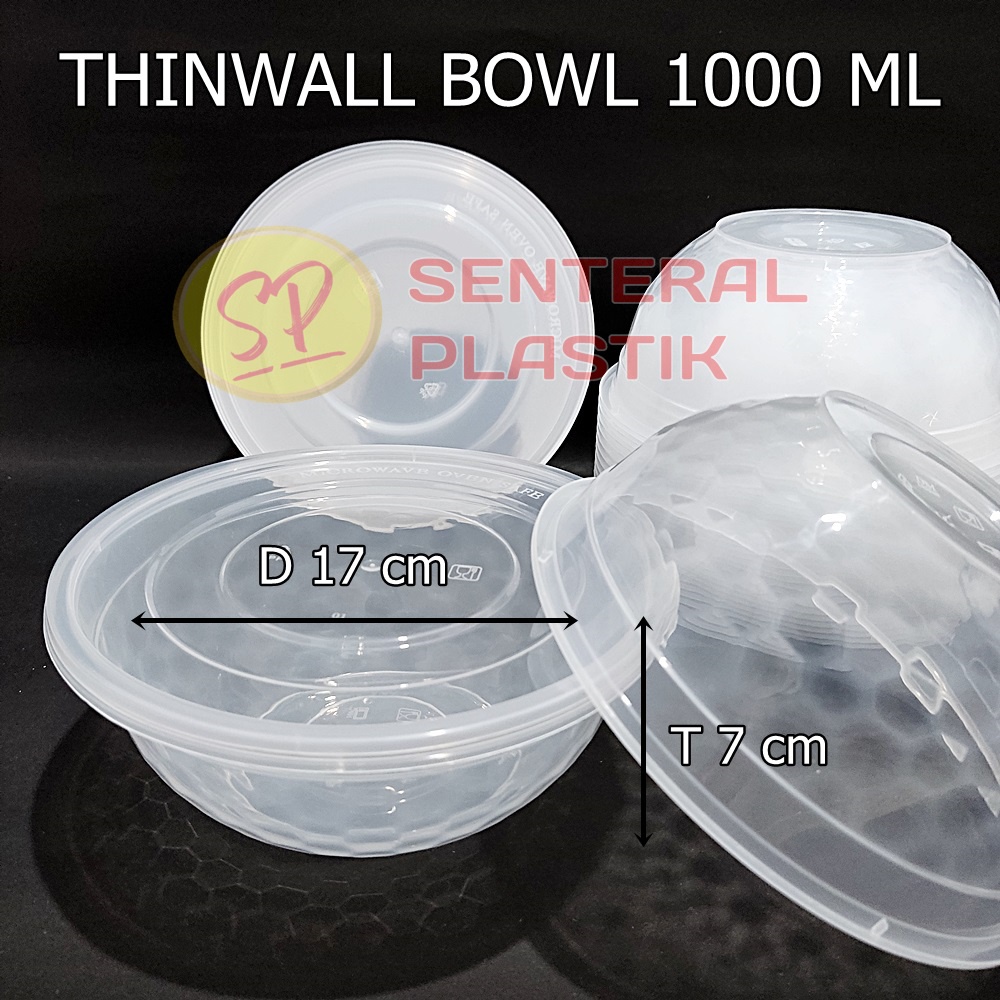 Jual Thinwall Bowl Dm Ml Rb Mangkok Plastik Shopee Indonesia