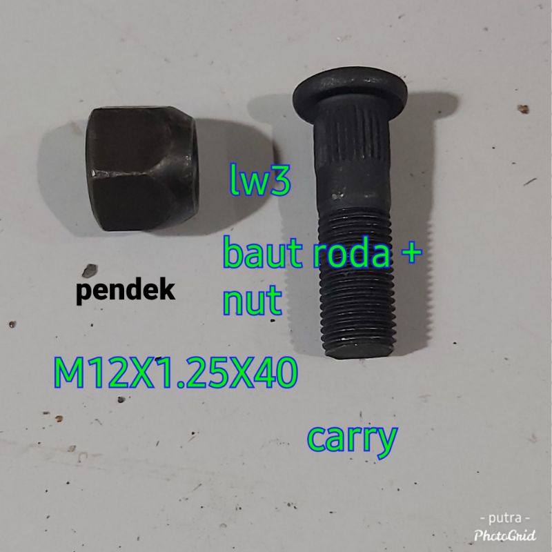 Jual Hub Bolt Short Baut Roda Pendek Carry Extra St Futura T Ss